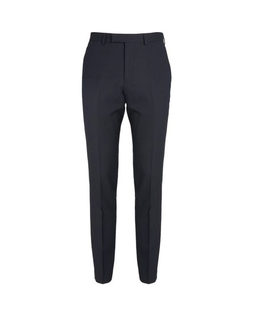 Sandro Blue Wool Suit Trousers for men
