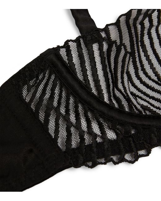 Coco De Mer Black Athena Balcony Bra