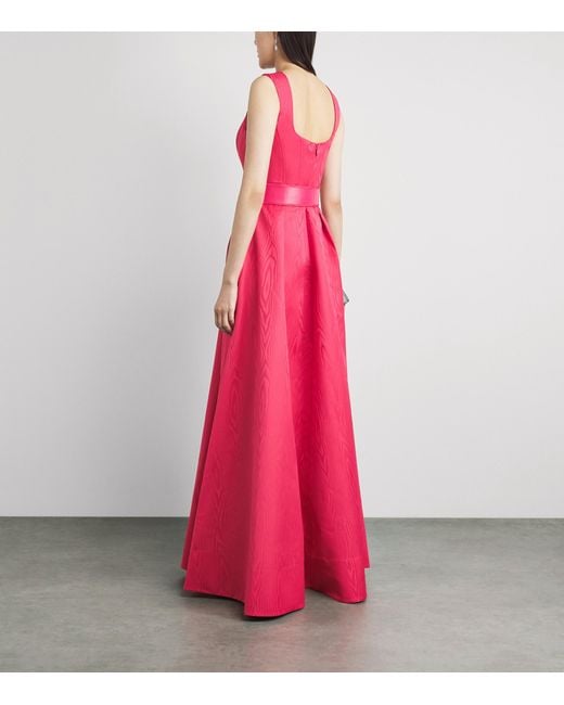 Rebecca Vallance Pink Moiré-Effect Rosalia Gown