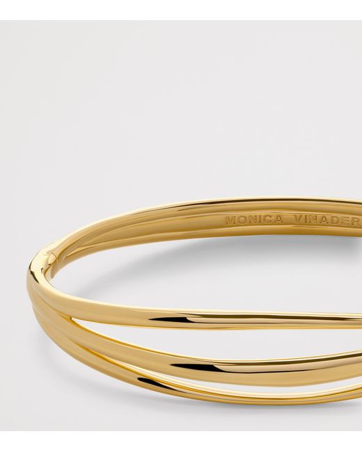 Monica Vinader Natural Vermeil Nura Wrap Bangle