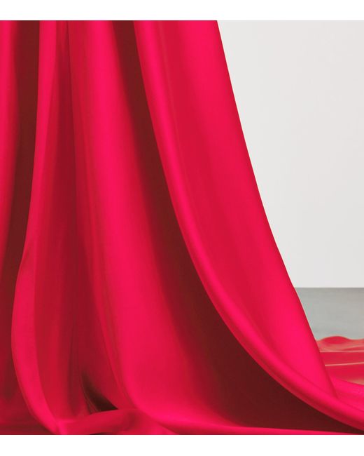 Alex Perry Pink Silk Halterneck Gown