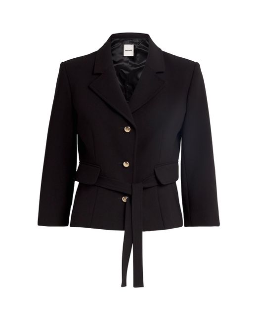 Sandro Black Cropped Blazer