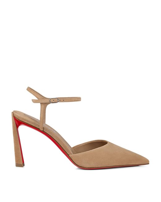 Christian Louboutin Natural Condora Riviera Pumps 85