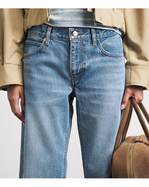 FRAME Blue The Saturday Straight Jeans