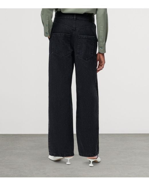 Loewe Blue Anagram Baggy Jeans