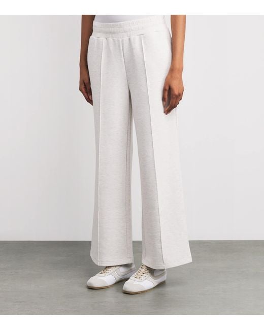 Varley White Freesoft Wide-Leg Sweatpants