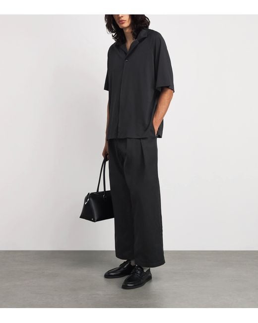 Jacquemus Black Cotton Jean Atelier Shirt for men