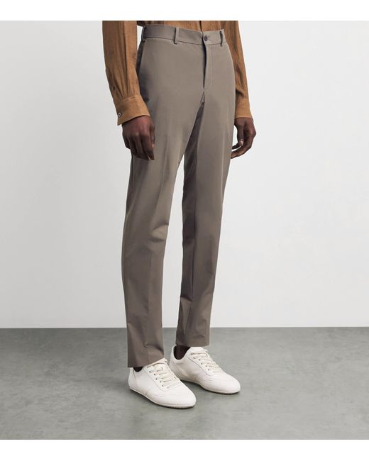 Pal Zileri Gray Active Trousers for men