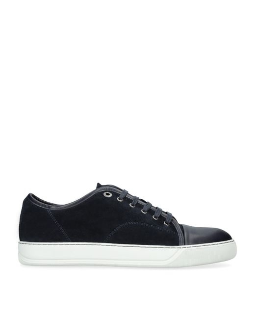 Lanvin Blue Cap-Toe Sneakers for men