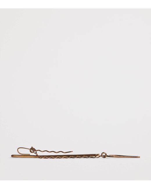 Giorgio Armani Natural Sterling Tie Clip for men