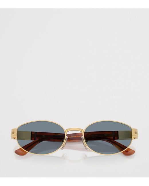 Persol Blue Po1024S Oval Sunglasses for men