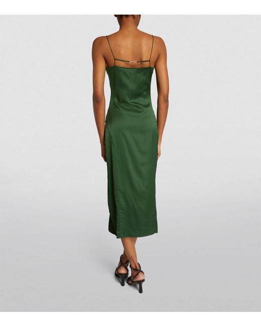 Jacquemus Green Charm Logo Notte Dress