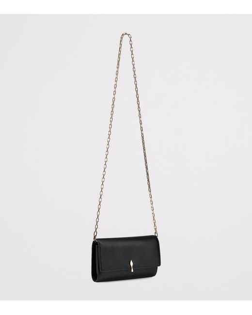 Christian Louboutin Black Bettina Nappa Leather Chain Wallet