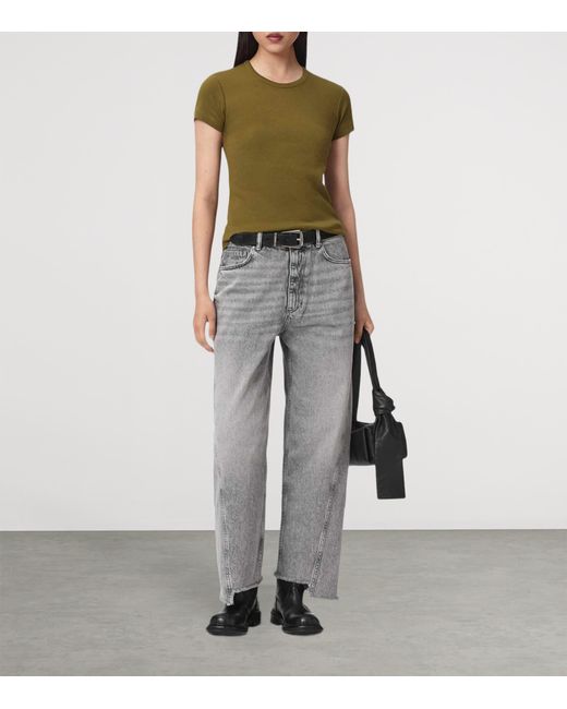 AllSaints Green Organic Cotton Stevie T-Shirt