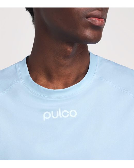 Pulco Studios Blue Aircon Playing T-Shirt for men