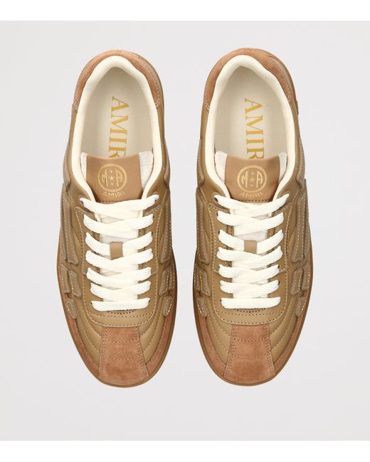 Amiri Natural Leather Pacific Football Sneakers for men