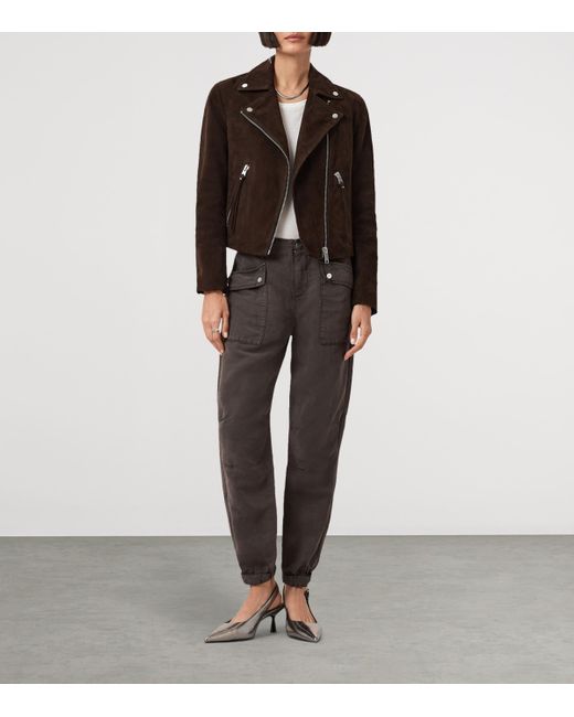 AllSaints Brown Val Cargo Trousers