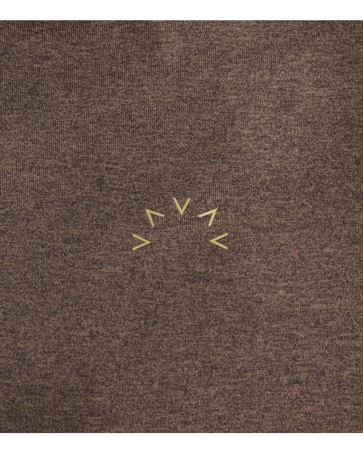 Varley Brown Always Warm Half-Zip Base Layer Top