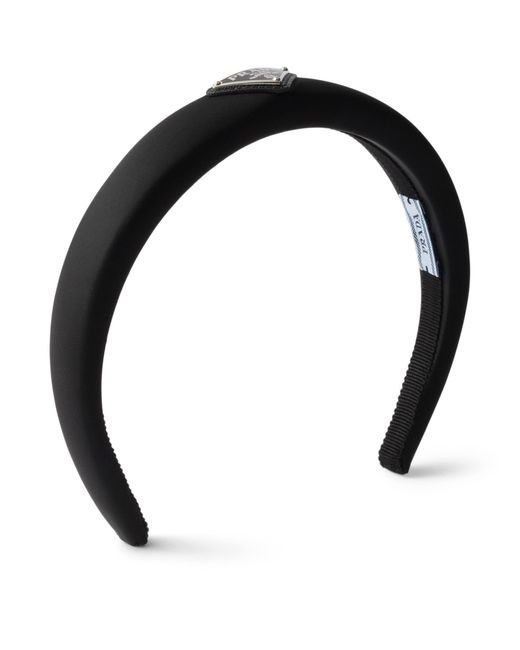 Prada Black Re-Nylon Triangle Headband