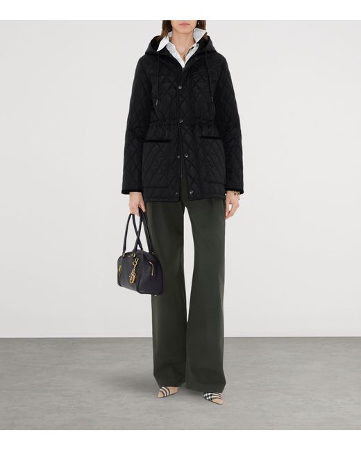 Burberry Black Quilted Down Jacket