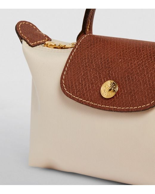 Longchamp Brown Le Pliage Original Pouch