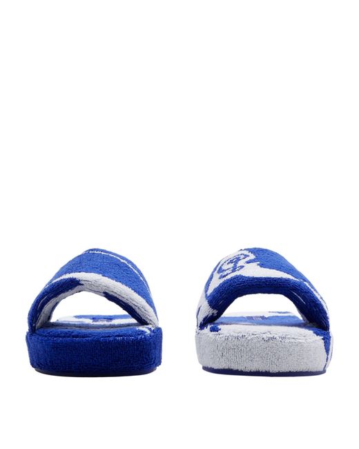 Burberry Blue Snug Slippers
