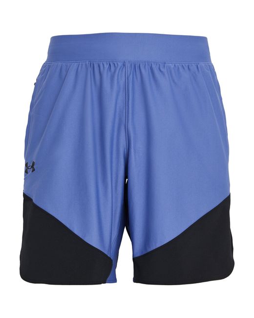 Under Armour Blue Vanish Hybrid Shorts for men