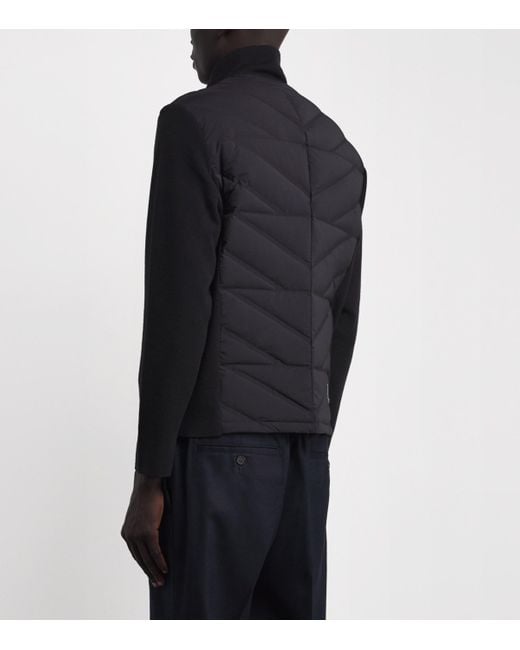 Emporio Armani Blue Travel Essentials Padded Jacket for men