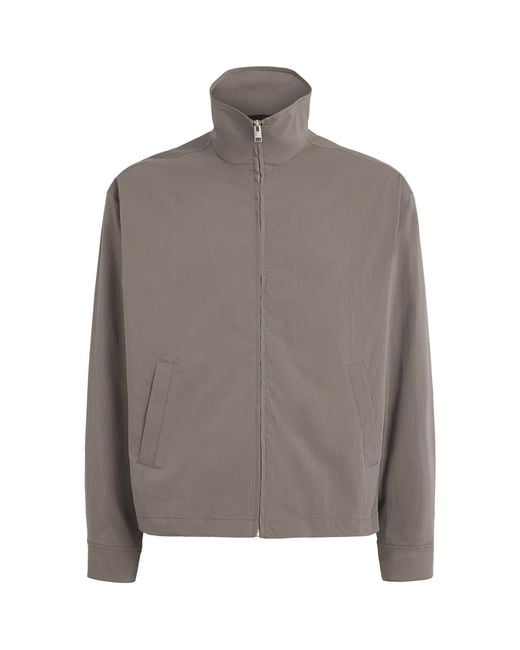 FRAME Gray Cotton-Blend Jacket for men