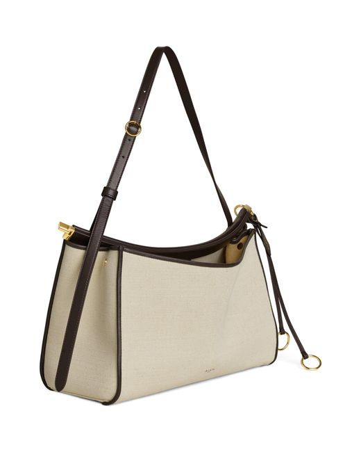 Alaïa Metallic Leather Le Click Pocket 35 Shoulder Bag