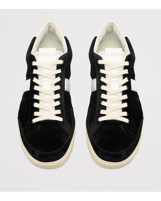 Tom Ford Black Leather T Sneakers for men