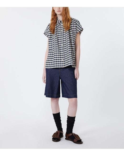 Weekend by Maxmara Blue Denim Shorts