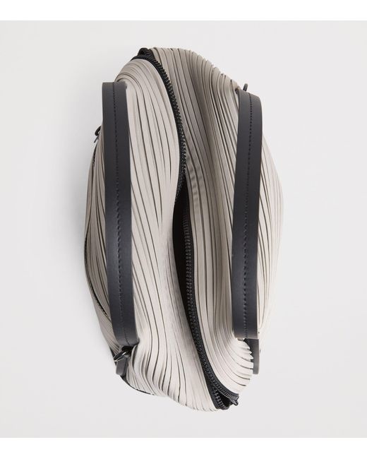 Pleats Please Issey Miyake Metallic Bias Pleats Top-Handle Bag