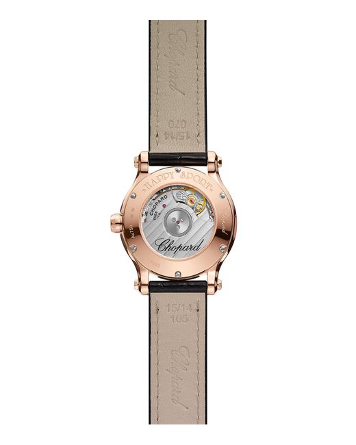 Chopard Gray And Diamond Happy Sport Watch
