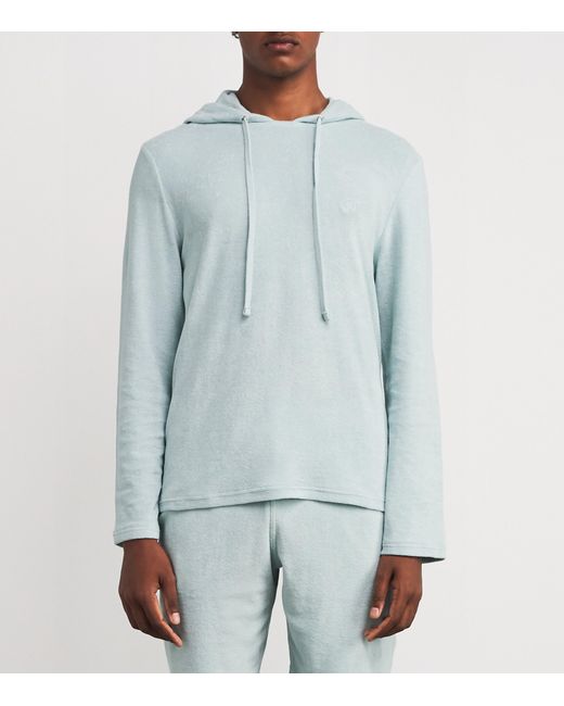 Vilebrequin Blue Terry Cotton Therapy Hoodie for men