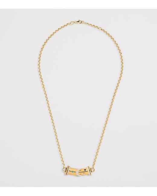 L'Atelier Nawbar Metallic And Diamond Lot N*91 Warrior Necklace