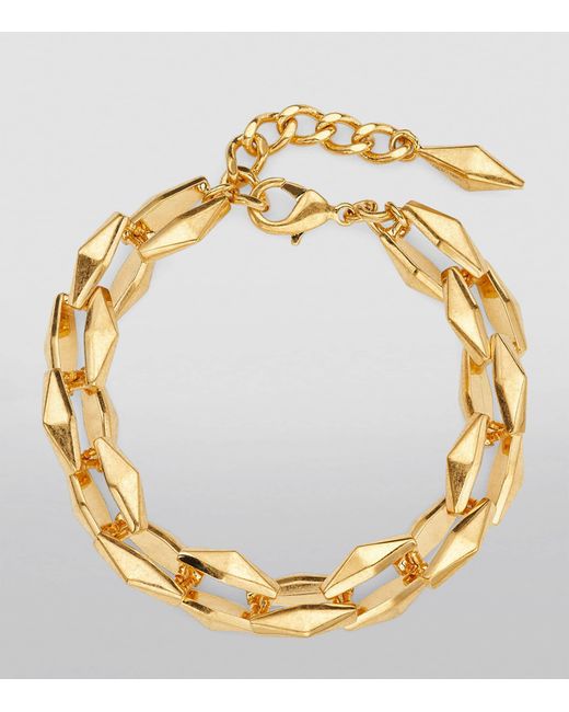 Jimmy Choo Metallic Diamond Chain Bracelet
