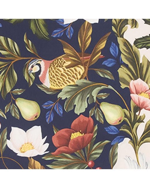Harrods Multicolor Silk Floral Scarf