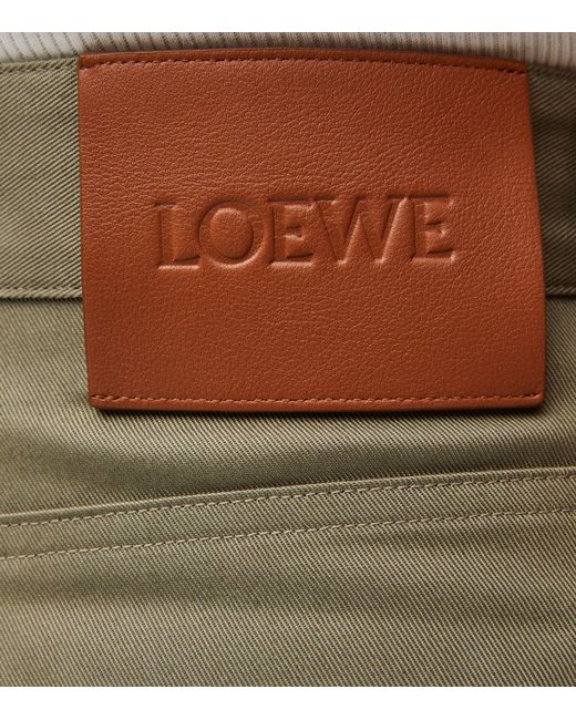 Loewe Green Relaxed Jeans