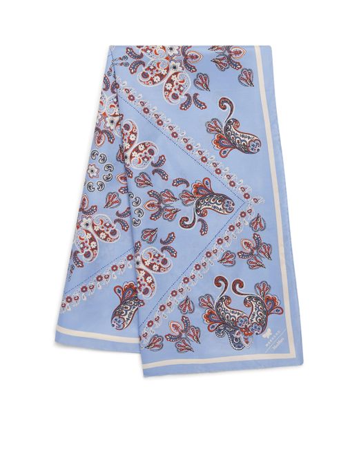 Weekend by Maxmara Silk Paisley Stole Scarf in Blue Lyst UK