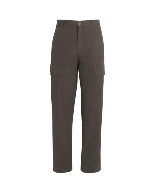Belstaff Gray Cotton Dispatch Cargo Trousers for men