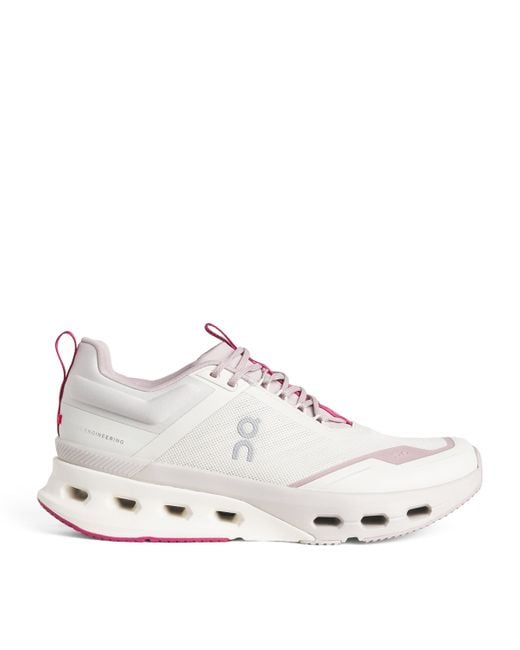 On Shoes White Cloudnova X Trainers