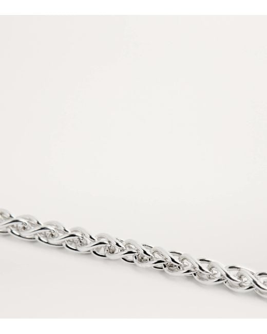 Tom Wood Metallic Sterling And Robin Bracelet for men
