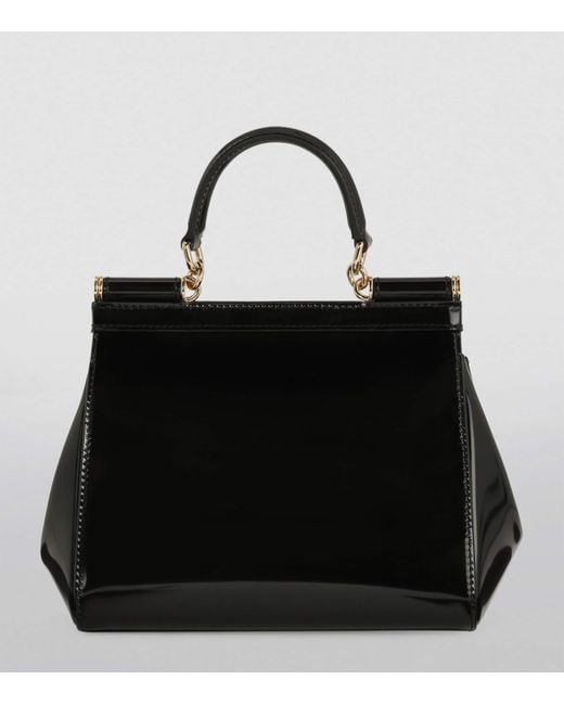 Dolce & Gabbana Black Sicily Medium Handbag