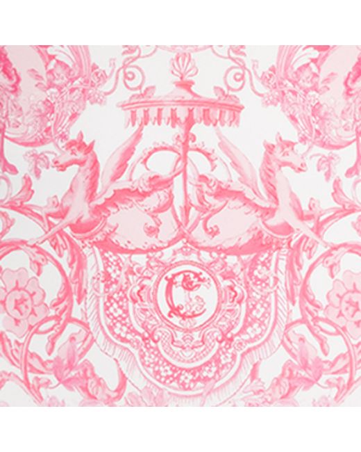 Camilla Pink Crytsal-Embellished Printed Underwired Swimsuit