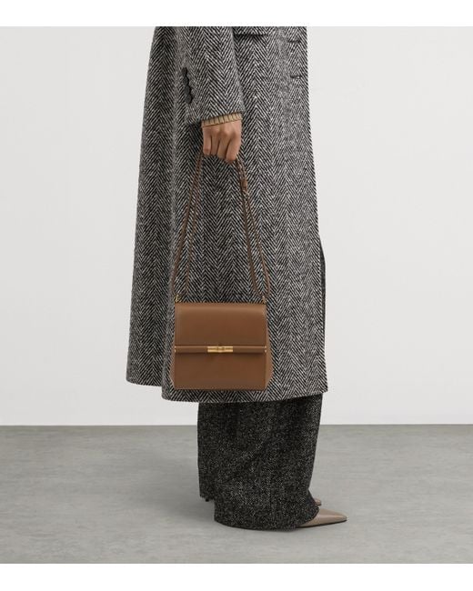 Dolce & Gabbana Brown Leather Marlene Shoulder Bag