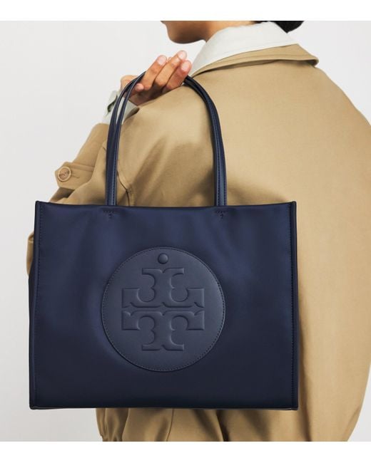 Tory Burch Blue Small Ella Tote Bag