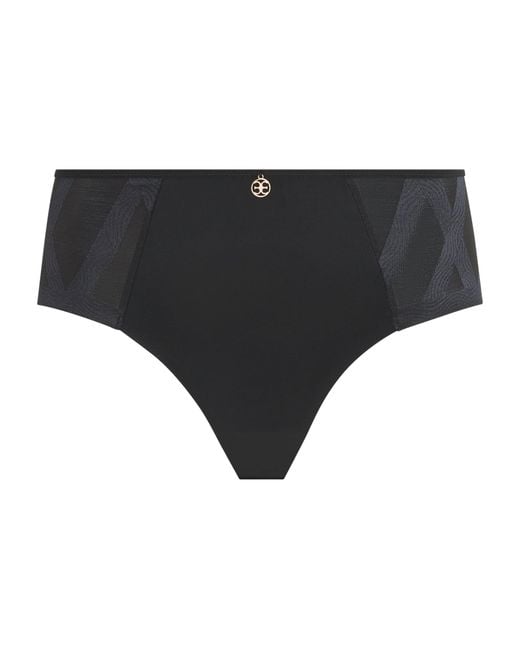 Chantelle Black Shorty Glaze Briefs