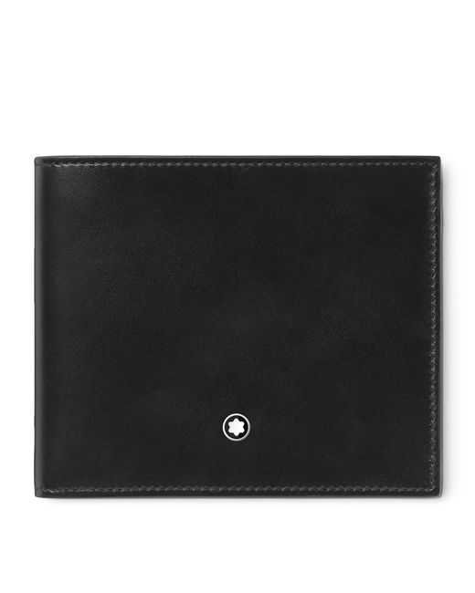 Montblanc Black Leather Meisterstück 8Cc Wallet for men