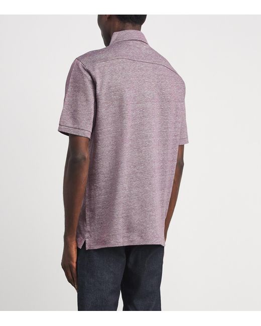 Eton of Sweden Purple Cotton Polo Shirt for men
